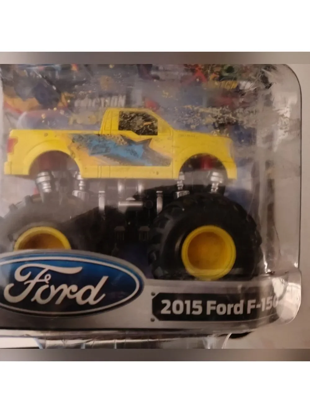 Monster Truck Ford F-150 Toy Maniacs Friction Powered Yellow